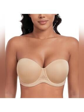 NWT DotVol Multiway Full Figure Underwire Contour Strapless Bra, 38D